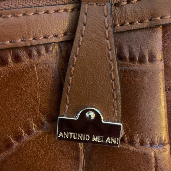 Brown leather purse - Picture 3 of 14